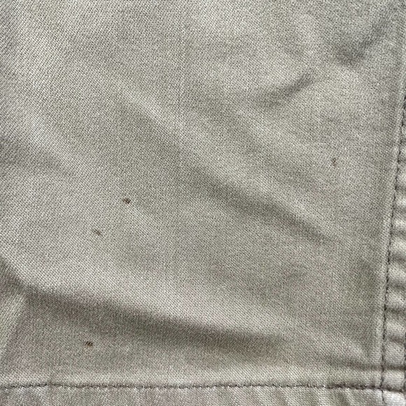 Levis Skosh Pants Mens 33 Tan Chino Khaki Straight Leg White Tab Made in USA 80s - Picture 9 of 14